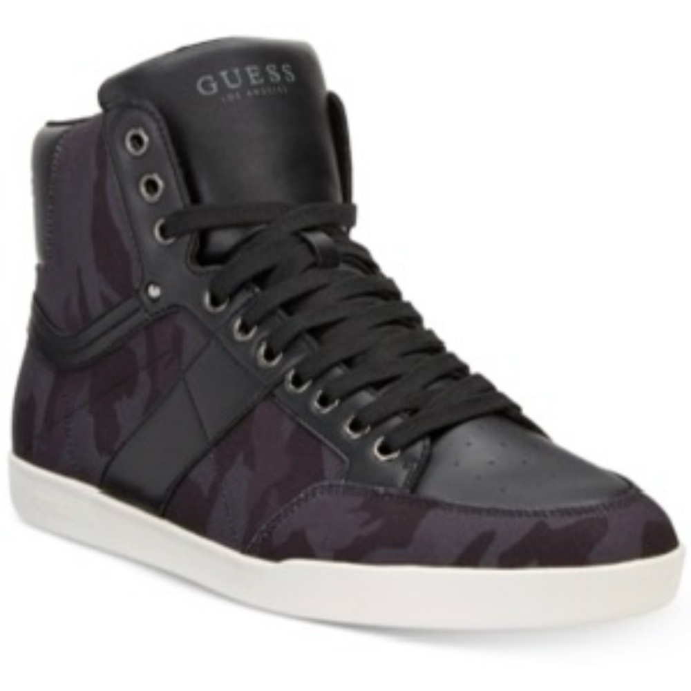 Guess Men's Fomo Black Sneakers Size 7.5 M